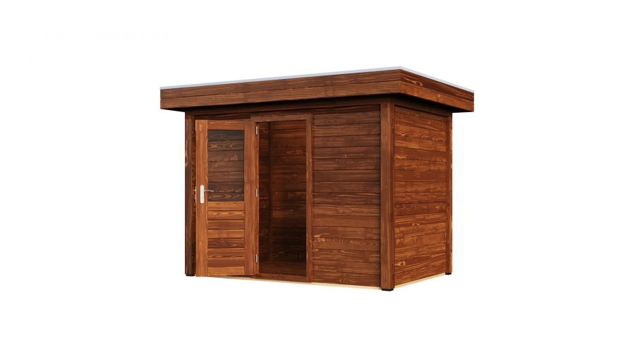 Lugarde Select Modern tuinhuis Hoeven 300x200cm - Bruine olie