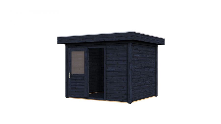 Lugarde Select Modern tuinhuis Amsterdam 300x250cm - Zwarte olie