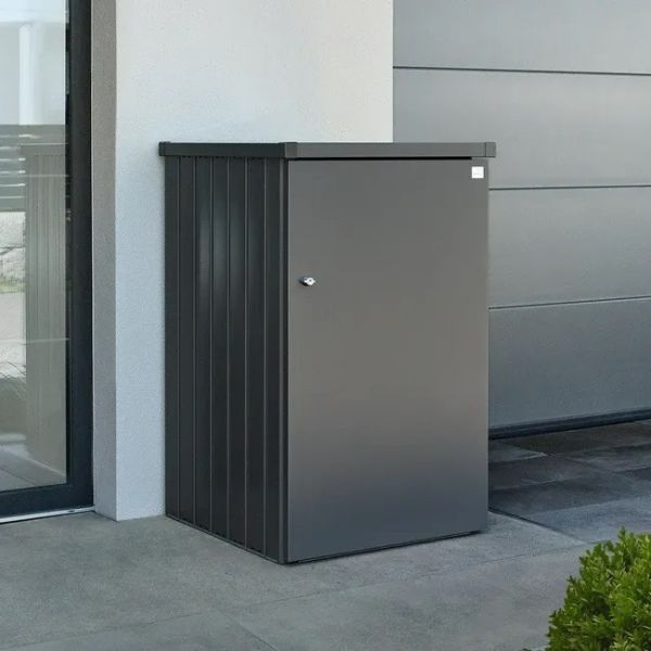 Biohort metalen containerberging Alex 80x88x129 cm donkergrijs