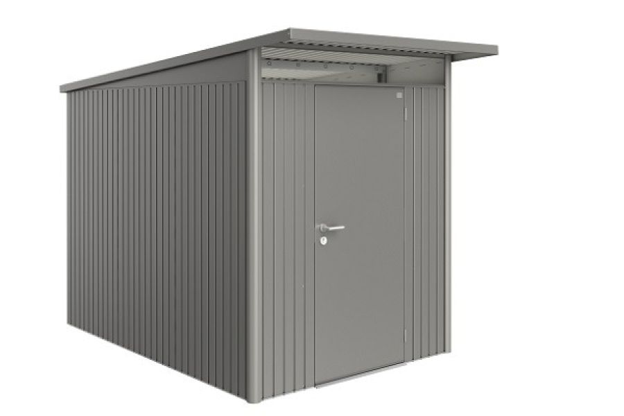 Avantgarde a3 metalen berging met enkele deur kwartsgrijs