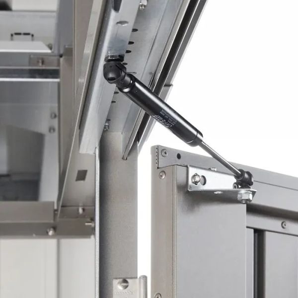 Biohort Metalen Berging AvantGarde A1 180x180x218 cm kwartsgrijs met enkele deur
