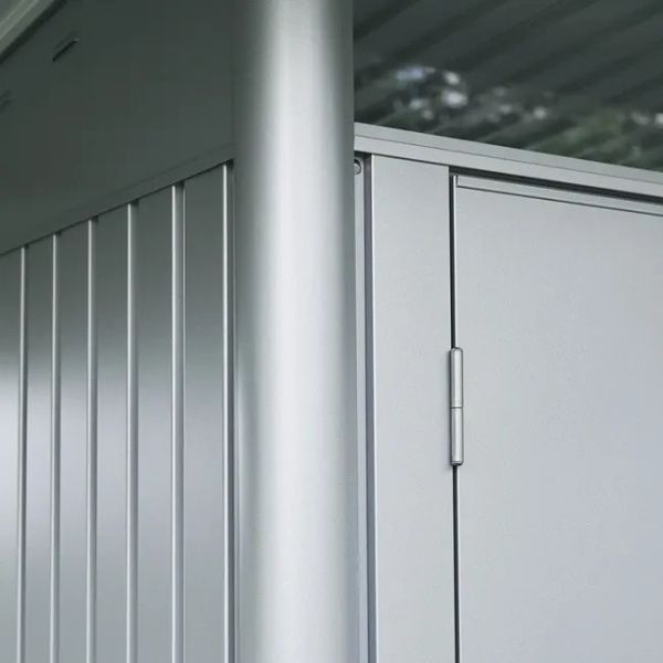 Biohort AvantGarde A2 metalen berging 180x220x218 cm donkergrijs met enkele deur