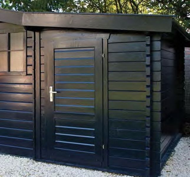 Blokhut aanbouw