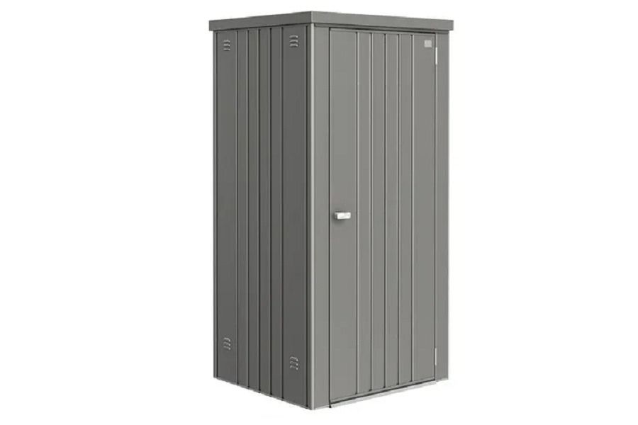 Metalen Tuinkast grijs 93 x 83 x 182,5 cm
