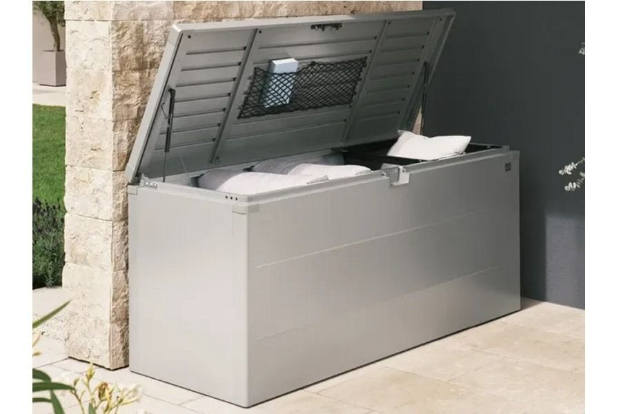 Biohort Kussenbox zilver 140x60x71 cm