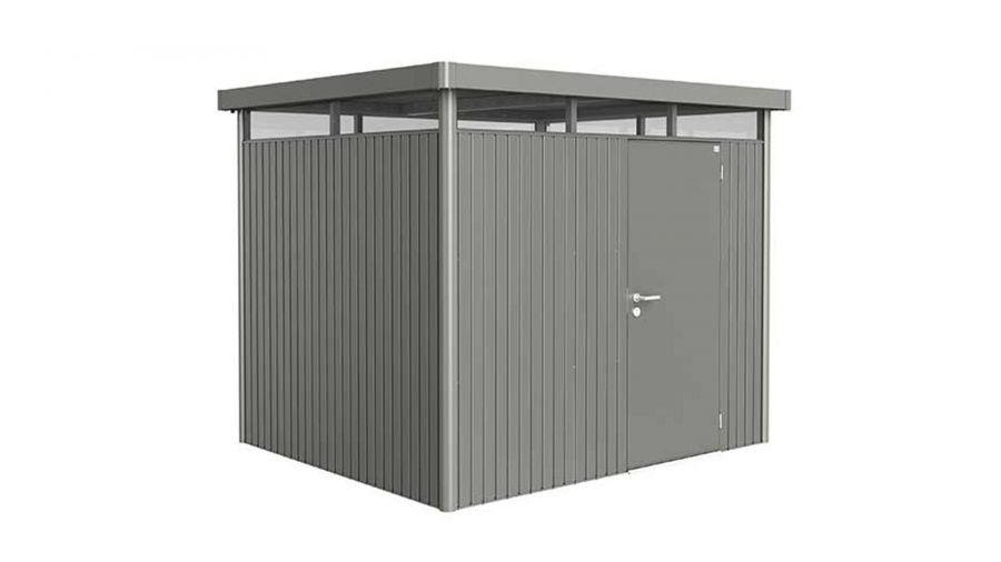Biohort Highline H3 metalen tuinhuis 275x235x222 cm met enkele deur