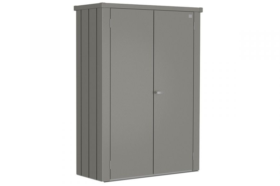 Biohort Terraskast Romeo L High kwartsgrijs metallic 132x87x181 cm