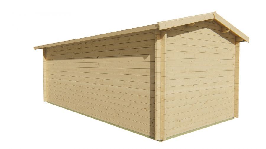 Blokhut Rick 300x600 cm - Groen geïmpregneerd