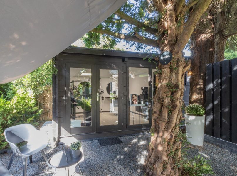 Blokhut - Tuinhuis Flow 2.0 - 595x400 cm - vuren onbehandeld