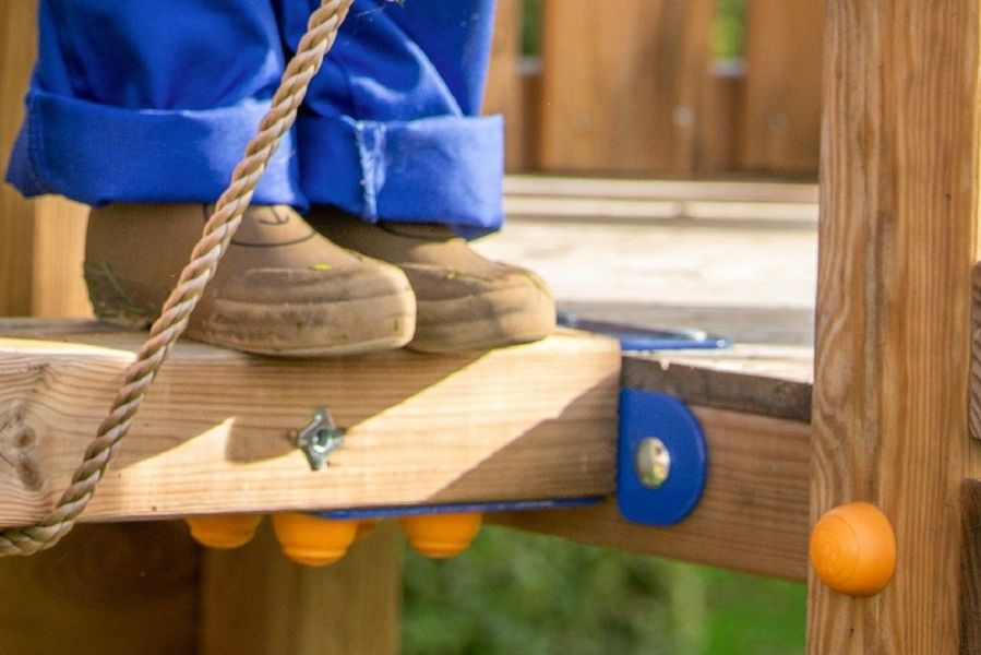Zelfbouw speeltoestel beach hut