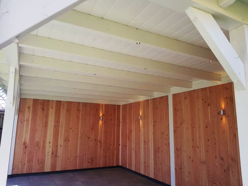 Trendhout Florence overkapping 650x425 cm Lariks/Douglas blank - Totaalpakket