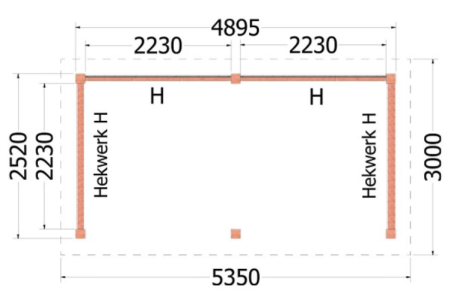 Buitenverblijf Siena plattegrond