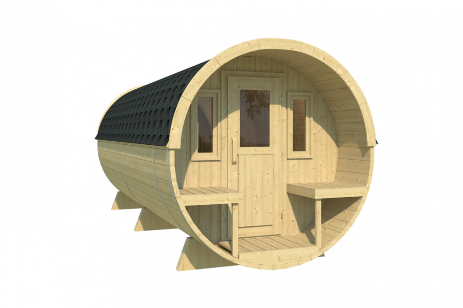 Interflex Camping Barrel 4.8 206x480 cm 42 mm vuren blank