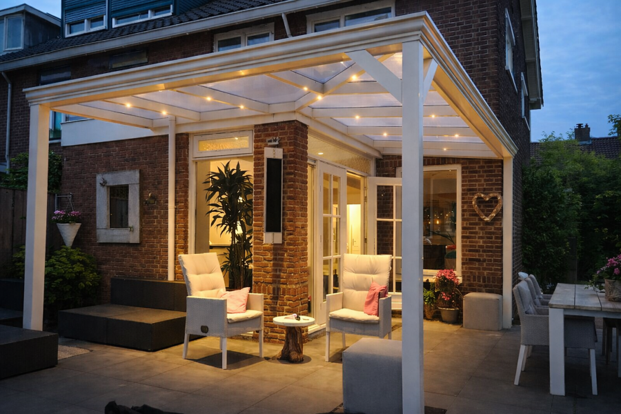 Aluminium hoekveranda profiline - Leidschendam