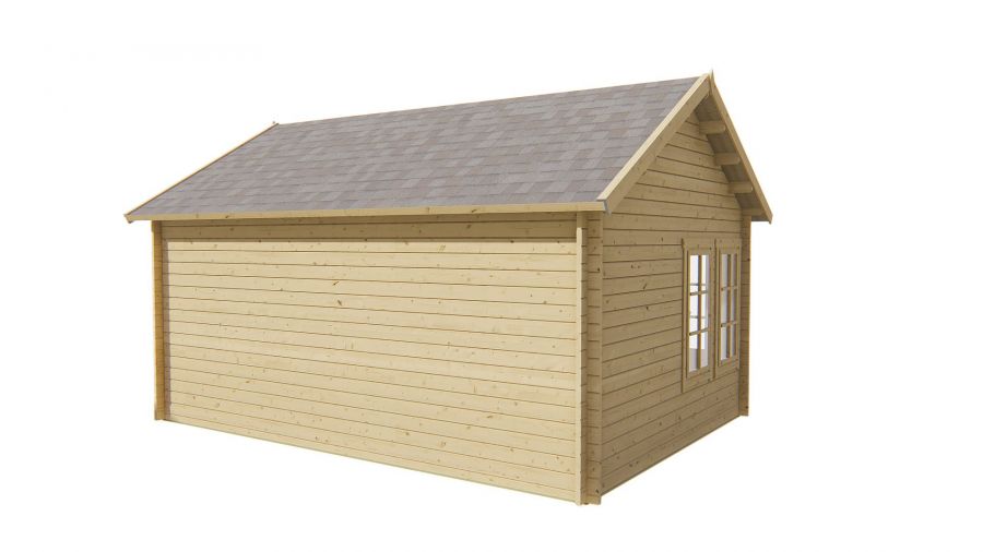 Tuindeco Clockhouse Blokhut 550x400 cm 44 mm vuren blank
