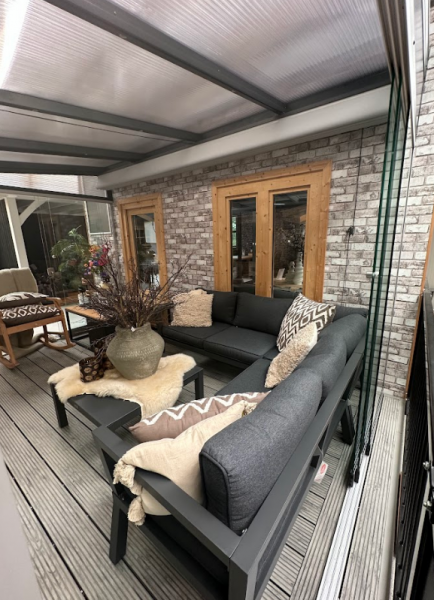 Loungeset Garden Impressions Colorado 3-delig antraciet - Amersfoort