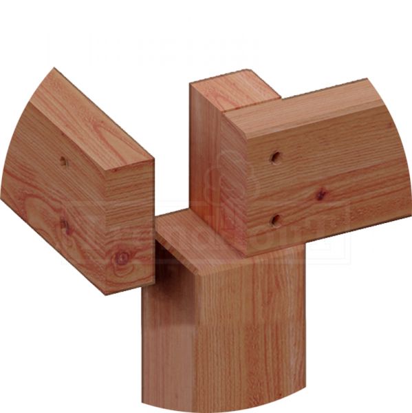 Trendhout Aanbouwveranda Ancona 740x330 cm - plat dak