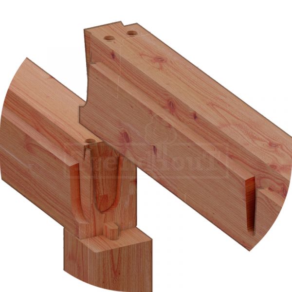 Trendhout Overkapping Palermo 965x255 cm