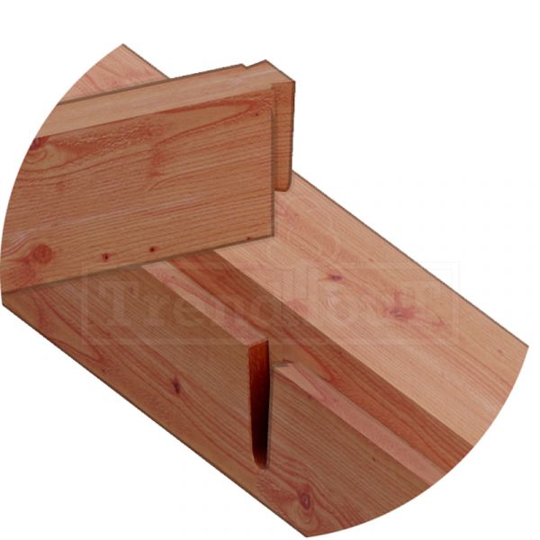 Trendhout Overkapping Palermo XXL 565x315 cm
