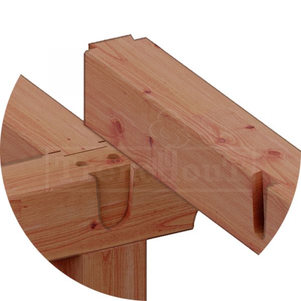 Trendhout Overkapping Siena 415x415 cm