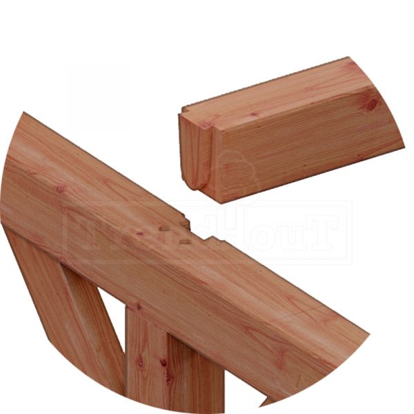 Trendhout Buitenverblijf zadeldak XL 650x380 cm