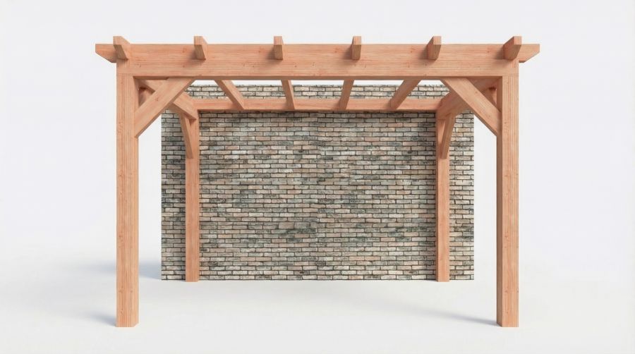 Bouwpakket aanbouwveranda 410,5x326 cm fijnbezaagd Douglas
