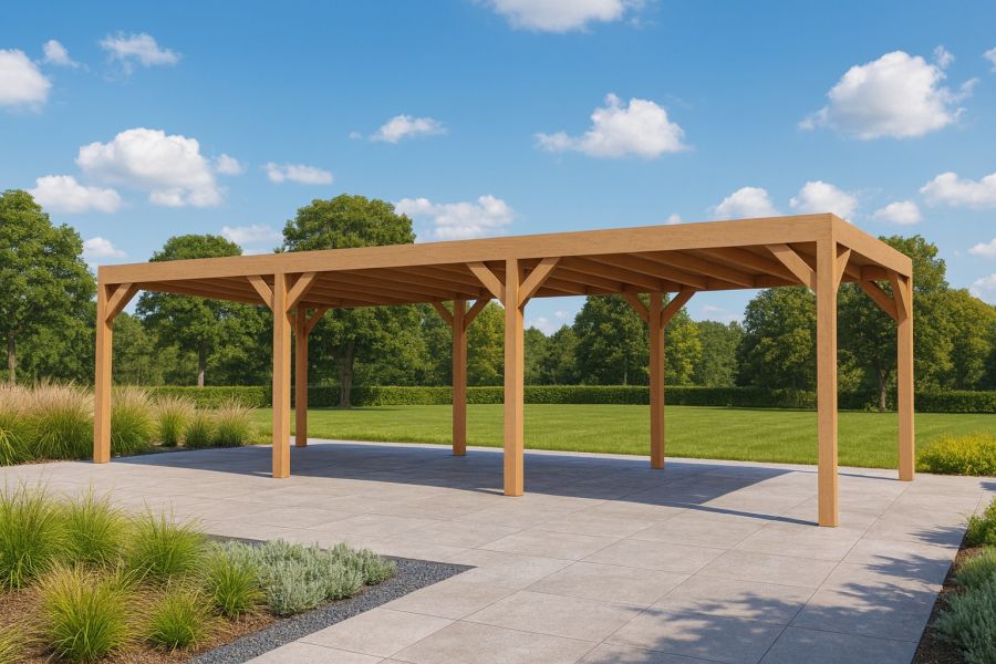 YARD Outdoor Cubique overkapping 800x250 cm Douglas blank