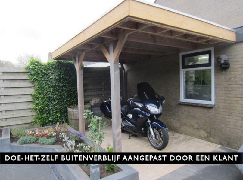 Douglasvision overkapping 400x300 cm - Bouwpakket