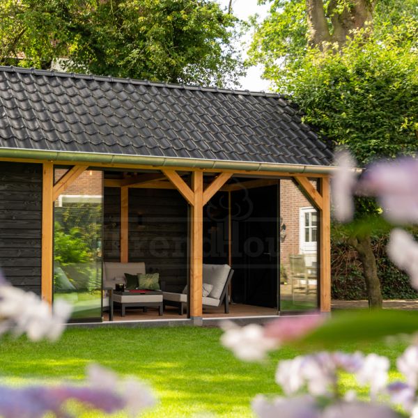 Trendhout Buitenverblijf zadeldak XL 765x380 cm