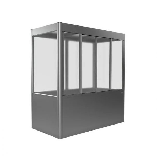 Biohort Florentina metalen tuinkas 213,4 x 201,6 x 103,1 cm donkergrijs metallic