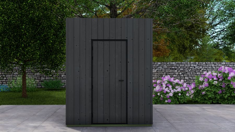 Poolhouse Trendy 204x304 cm - compleet zwart gecoat