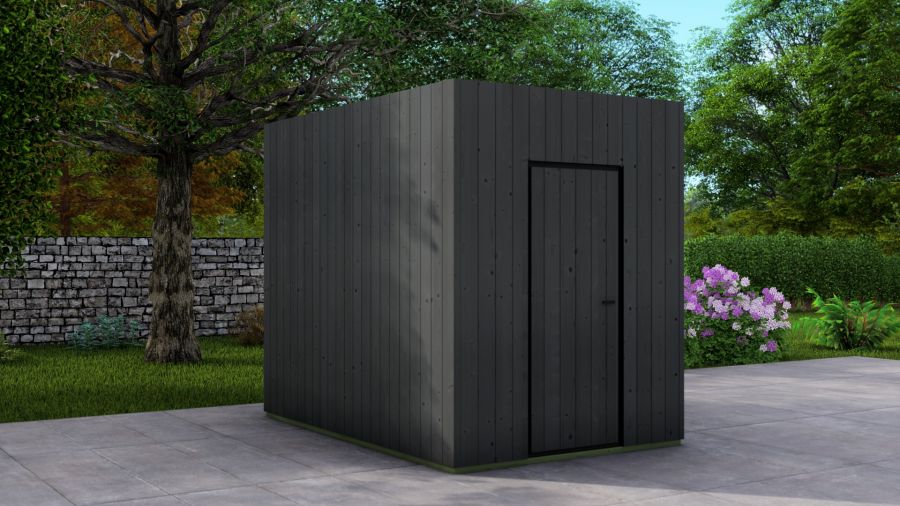 Poolhouse Trendy 204x304 cm - exterieur zwart gecoat