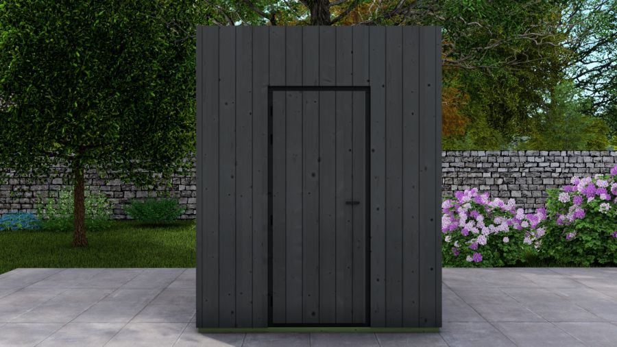Poolhouse Trendy 204x304 cm - exterieur zwart gecoat