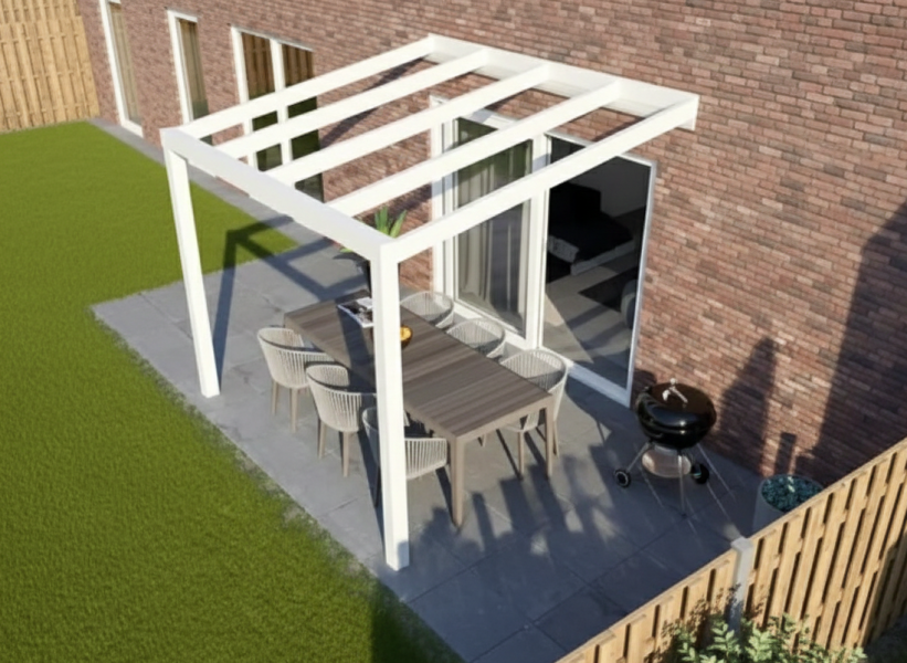 Verasol Greenline aluminium veranda 400x250 cm glasdak