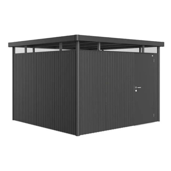 Biohort Highline H6 metalen tuinhuis 315x315x222 cm met enkele deur