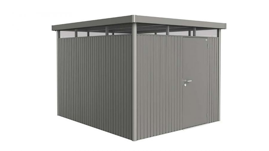 Biohort Highline H5 metalen tuinhuis 275x315x222 cm met enkele deur