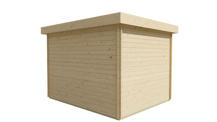 Tuindeco Hypermodern Blokhut 320x260 cm 28 mm vuren grijs geïmpregneerd