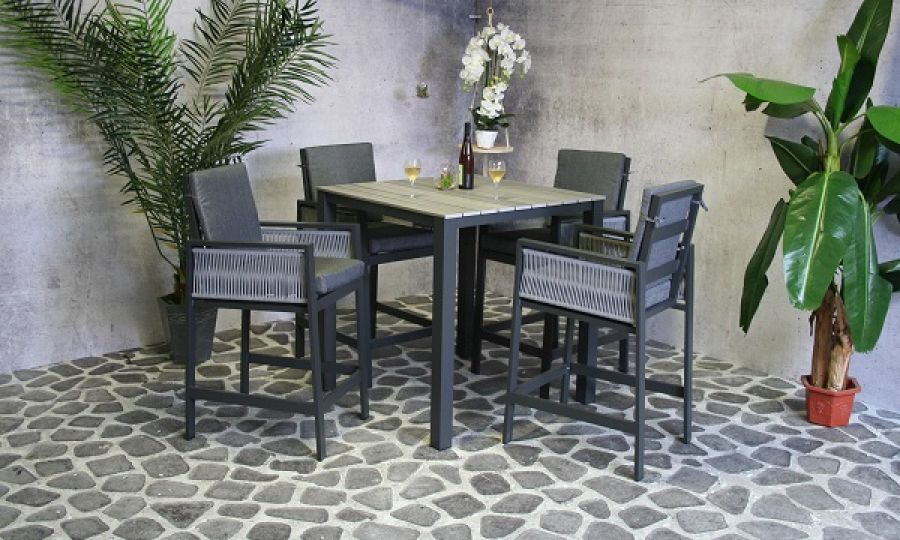Aluminium barset Ibiza 