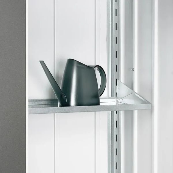 Biohort Julia M HIGH metalen terraskast 77,7x57x180,9 cm zilver