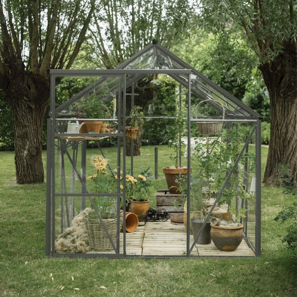 Tuinkas Kate IV - 192x375 cm - Groengrijs - Full Options