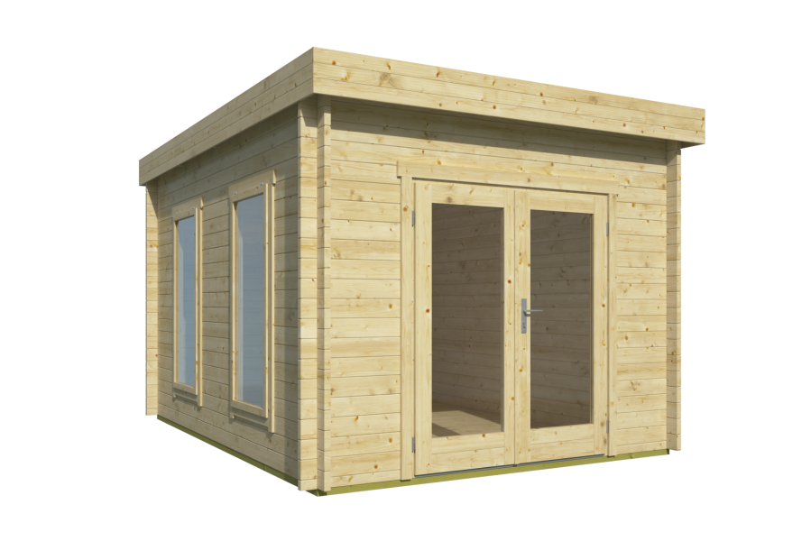 Tuindeco Kerry Blokhut 300x400 cm 40 mm vuren Red Class Wood geïmpregneerd