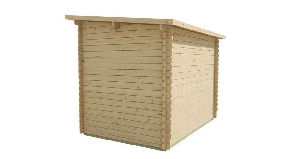 Tuindeco Kris Blokhut 290x200 cm 28 mm vuren bruin geïmpregneerd