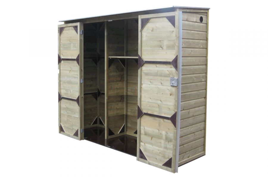 Lutrabox Hoge tuinkast 160x82x180 cm