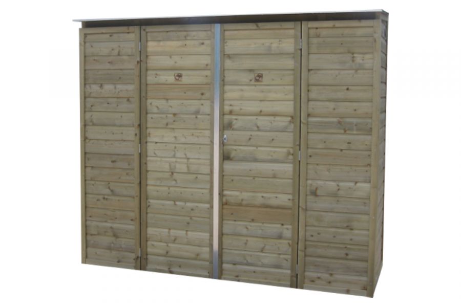 Lutrabox Hoge tuinkast 160x82x180 cm