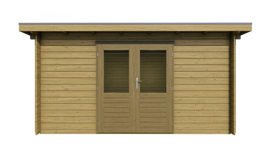 Classicline Blokhut Friesland vuren groen geïmpregneerd 400x300 cm