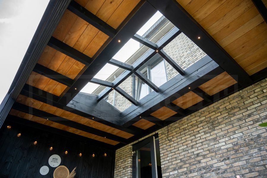 Trendhout Aanbouwveranda Modena 890x300 cm