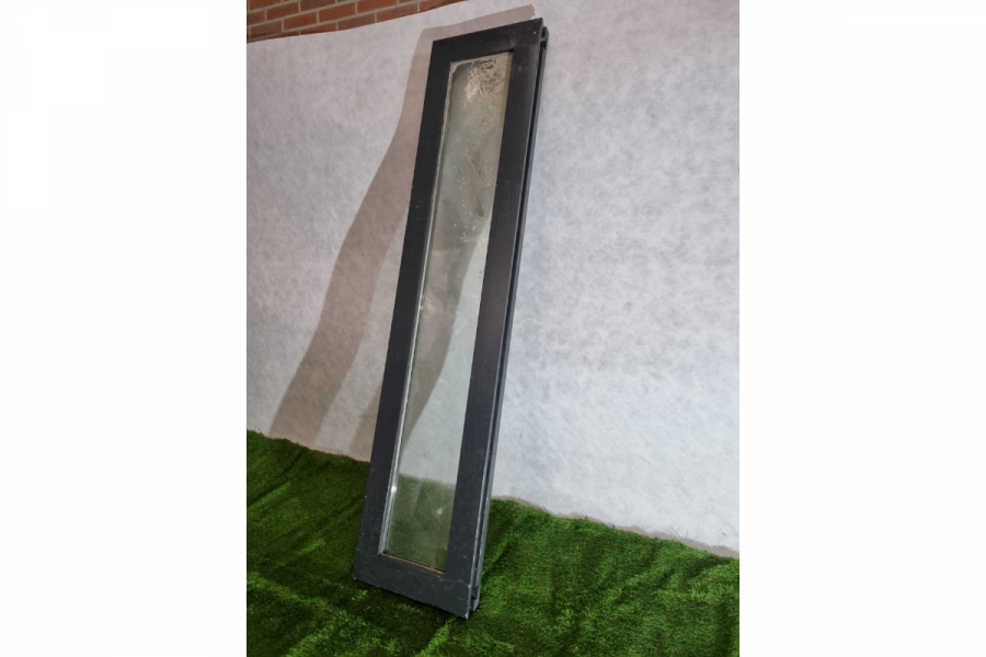 Houten ruit antraciet 45,5 x 203,5 cm (bxh) - SALE25045