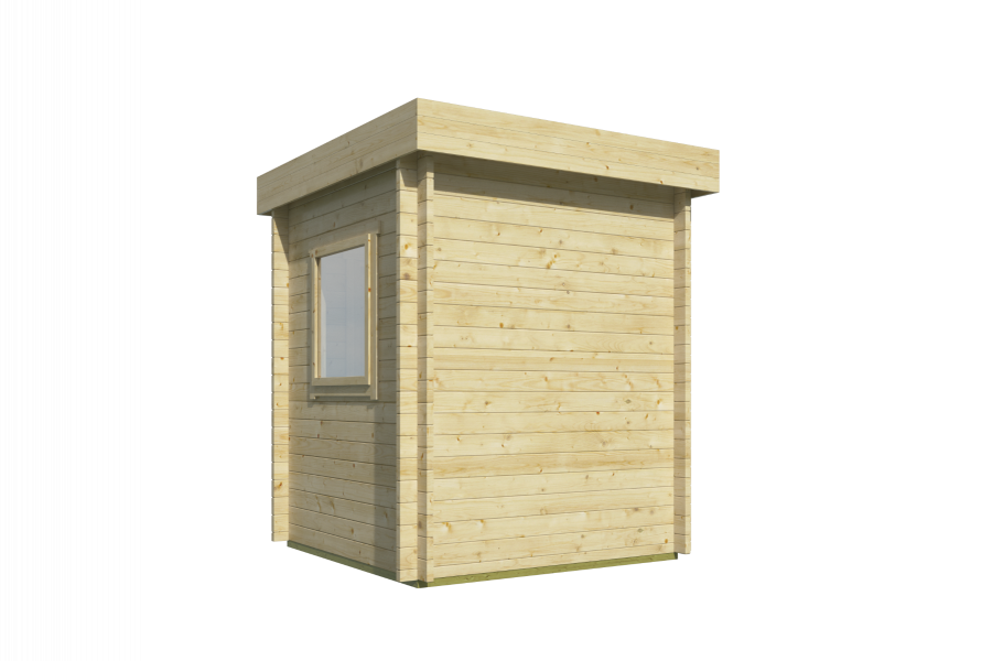 Blokhut Frankie 40 mm onbehandeld 200x220 cm