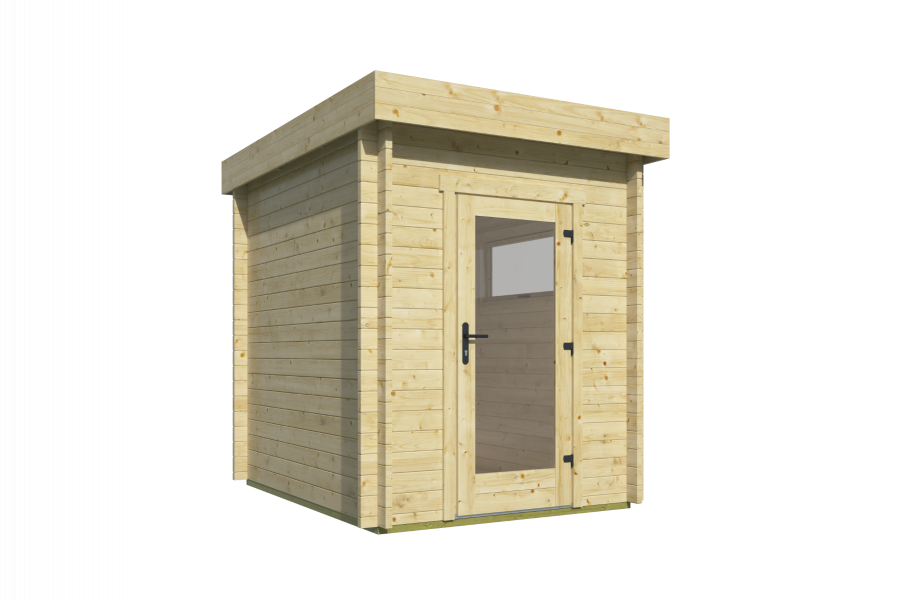 Blokhut Samuel 40 mm onbehandeld 200x270 cm