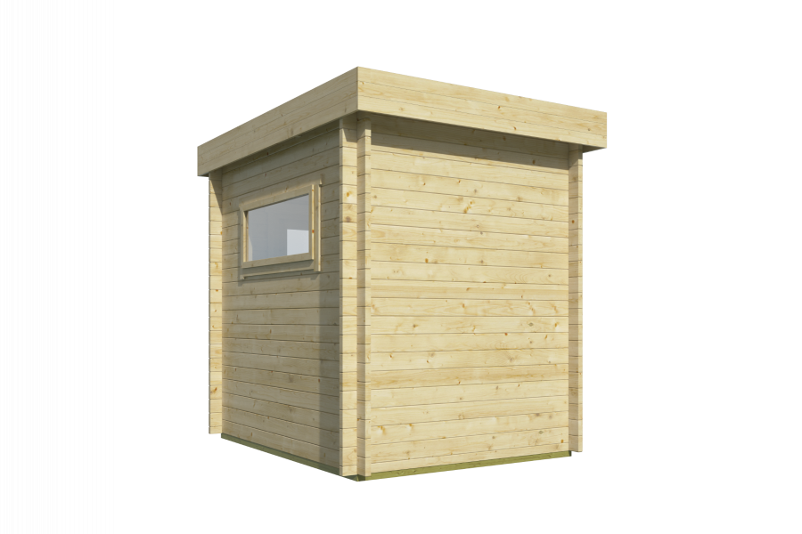 Blokhut Samuel 40 mm onbehandeld 200x270 cm
